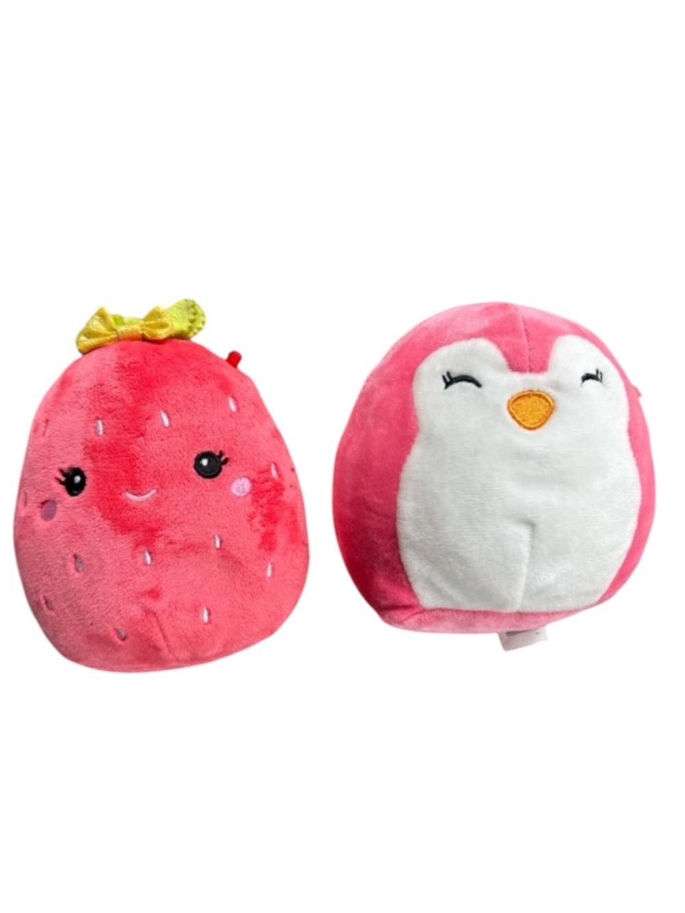 Squishmallows Piper Penguin & Scarlet Strawberry 5” Plush Collectible